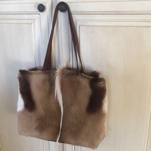 Springbok Antelope & Leather Bag